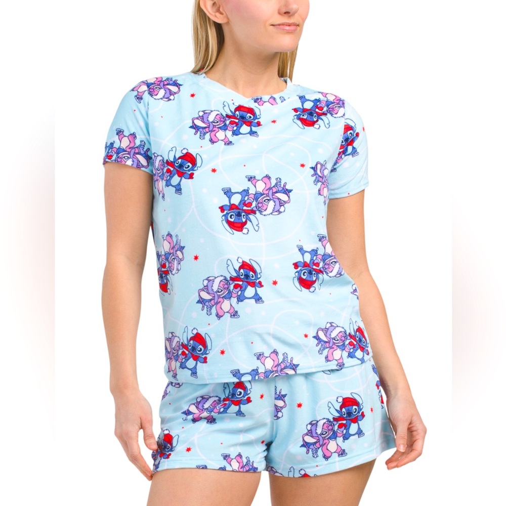 STITCH by Disney Skating Stitch Velour Sleep Set